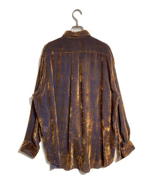 COMME des GARCONS HOMME PLUS（コムデギャルソンオムプリュス）COMME des GARCONS HOMME PLUS (コムデギャルソンオムプリュス) ベロアパネルパターンシャツ ベージュ サイズ:なしの古着・服飾アイテム