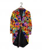 COMME des GARCONSコムデギャルソン）の古着「総柄ベロアジャケット」｜マルチカラー