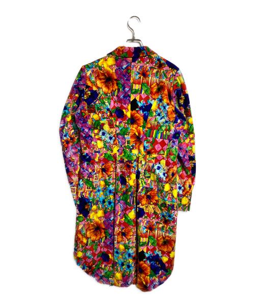 COMME des GARCONS（コムデギャルソン）COMME des GARCONS (コムデギャルソン) 総柄ベロアジャケット マルチカラー サイズ:Mの古着・服飾アイテム