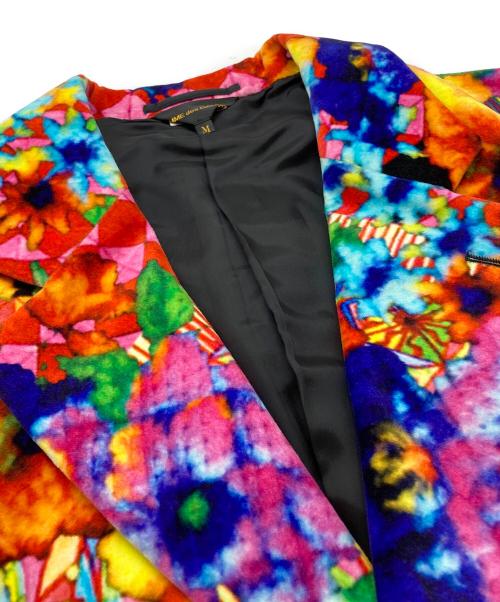 COMME des GARCONS（コムデギャルソン）COMME des GARCONS (コムデギャルソン) 総柄ベロアジャケット マルチカラー サイズ:Mの古着・服飾アイテム