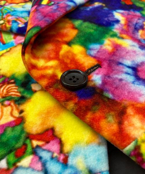 COMME des GARCONS（コムデギャルソン）COMME des GARCONS (コムデギャルソン) 花柄ベロアジャケット マルチカラー サイズ:Mの古着・服飾アイテム