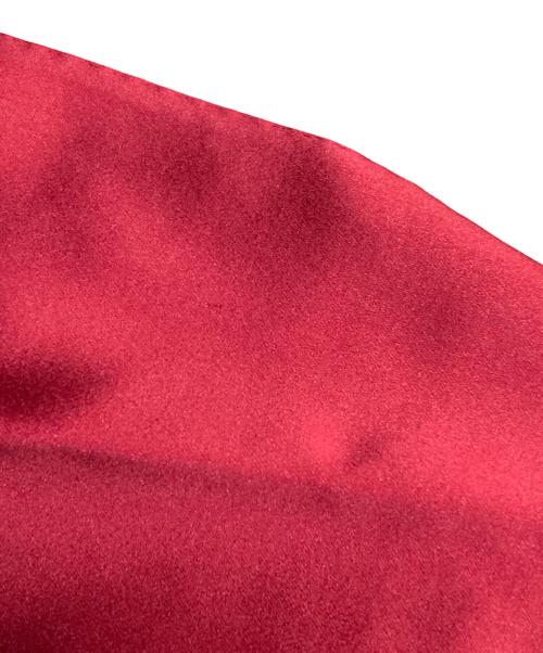 Christian Dior（クリスチャン ディオール）Christian Dior (クリスチャン ディオール) 総柄シルクテーラードジャケット レッド サイズ:44の古着・服飾アイテム