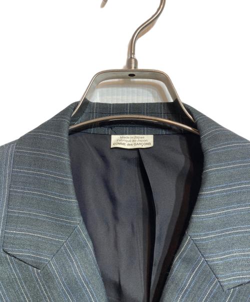 COMME des GARCONS HOMME PLUS（コムデギャルソンオムプリュス）COMME des GARCONS HOMME PLUS (コムデギャルソンオムプリュス) ドッキングテーラードジャケット グレー×ピンク サイズ:Sの古着・服飾アイテム