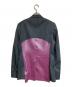 COMME des GARCONS HOMME PLUS (コムデギャルソンオムプリュス) ドッキングテーラードジャケット グレー×ピンク サイズ:S：28000円