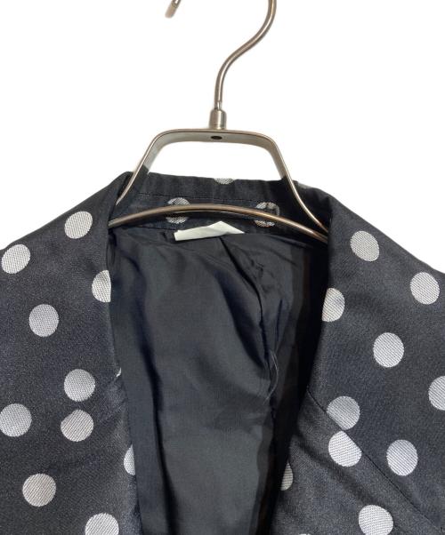 COMME des GARCONS HOMME PLUS（コムデギャルソンオムプリュス）COMME des GARCONS HOMME PLUS (コムデギャルソンオムプリュス) ドット柄モーニングジャケット グレー サイズ:Ｓの古着・服飾アイテム