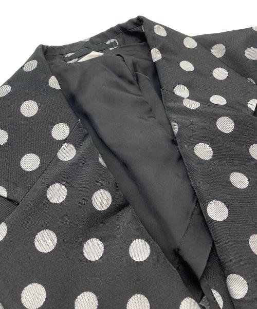 COMME des GARCONS HOMME PLUS（コムデギャルソンオムプリュス）COMME des GARCONS HOMME PLUS (コムデギャルソンオムプリュス) ドット柄モーニングジャケット グレー サイズ:Ｓの古着・服飾アイテム