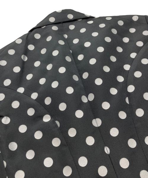 COMME des GARCONS HOMME PLUS（コムデギャルソンオムプリュス）COMME des GARCONS HOMME PLUS (コムデギャルソンオムプリュス) ドット柄モーニングジャケット グレー サイズ:Ｓの古着・服飾アイテム