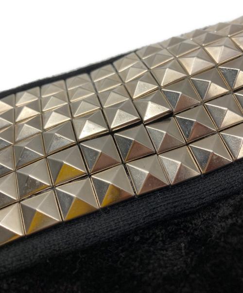 COMME des GARCONS HOMME PLUS（コムデギャルソンオムプリュス）COMME des GARCONS HOMME PLUS (コムデギャルソンオムプリュス) パイルスタッズロングジャケット ブラック サイズ:Sの古着・服飾アイテム