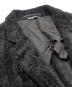 中古・古着 COMME des GARCONS HOMME PLUS (コムデギャルソンオムプリュス) パイルスタッズロングジャケット ブラック サイズ:S：27000円
