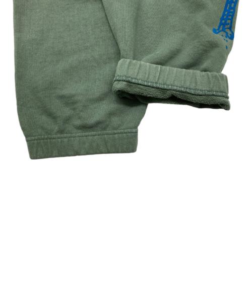 BRAIN DEAD（ブレインデッド）BRAIN DEAD (ブレインデッド) プリントスウェットパンツ グリーン サイズ:Mの古着・服飾アイテム