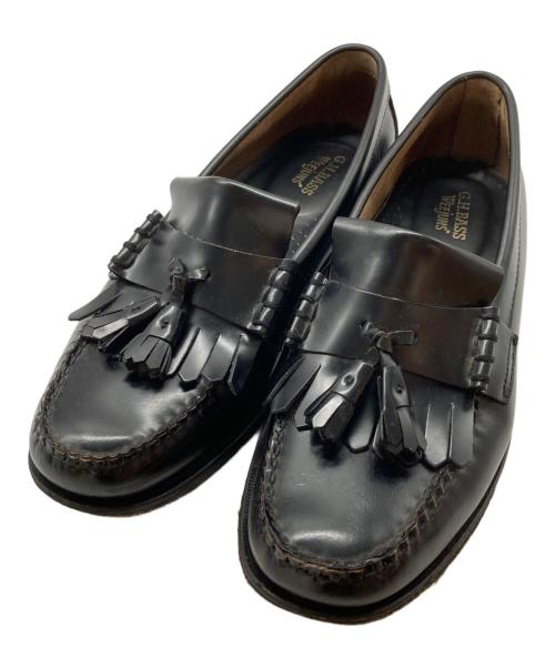G.H.BASS&CO.（ジー・エイチ・バス・コー）G.H.BASS&CO. (ジー・エイチ・バス・コー) タッセルローファー ブラック サイズ:27cmの古着・服飾アイテム