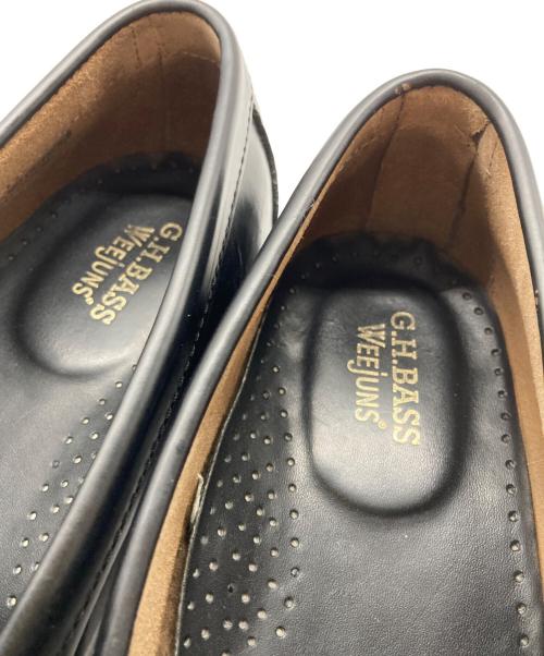 G.H.BASS&CO.（ジー・エイチ・バス・コー）G.H.BASS&CO. (ジー・エイチ・バス・コー) タッセルローファー ブラック サイズ:27cmの古着・服飾アイテム