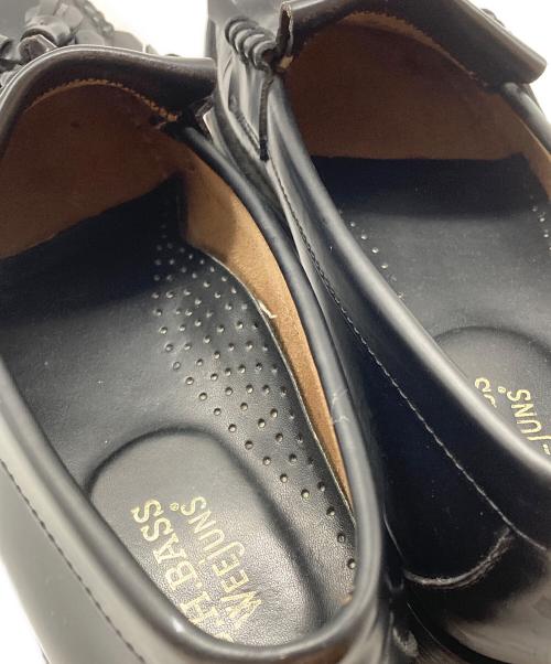G.H.BASS&CO.（ジー・エイチ・バス・コー）G.H.BASS&CO. (ジー・エイチ・バス・コー) タッセルローファー ブラック サイズ:27cmの古着・服飾アイテム