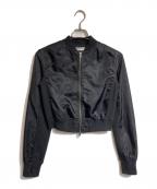 PARANOIDパラノイド）の古着「ニット切替ブルゾン」｜ブラック