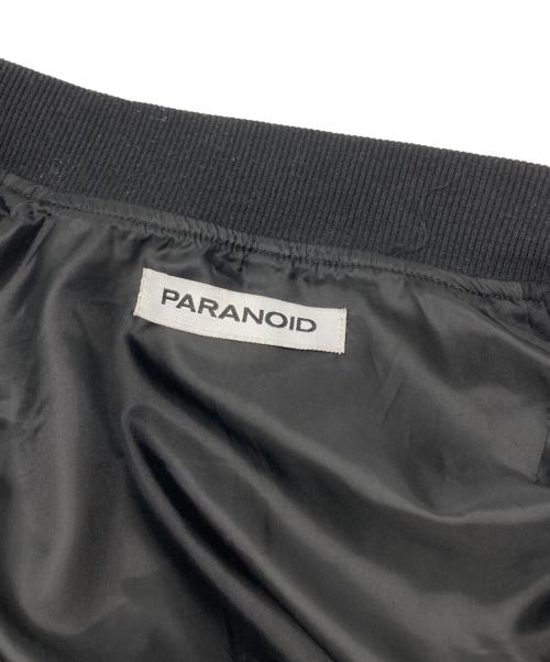 PARANOID（パラノイド）PARANOID (パラノイド) ニット切替ブルゾン ブラック サイズ:Sの古着・服飾アイテム
