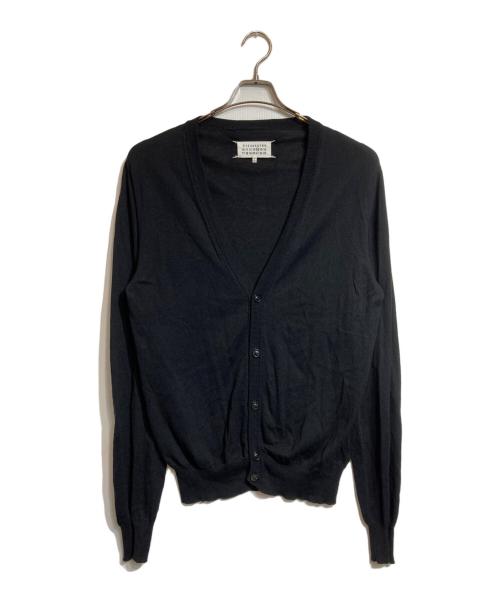 Maison Margiela（メゾンマルジェラ）Maison Margiela (メゾンマルジェラ) エルボーパッチカーディガン ブラック サイズ:Mの古着・服飾アイテム