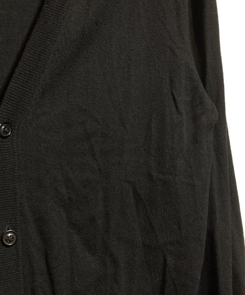 Maison Margiela（メゾンマルジェラ）Maison Margiela (メゾンマルジェラ) エルボーパッチカーディガン ブラック サイズ:Mの古着・服飾アイテム