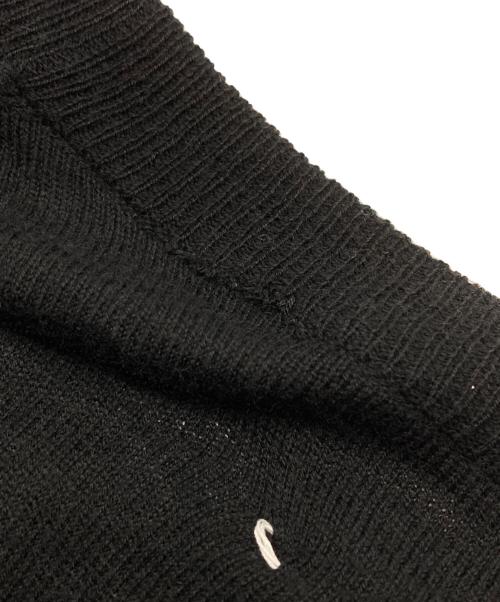 Maison Margiela（メゾンマルジェラ）Maison Margiela (メゾンマルジェラ) エルボーパッチカーディガン ブラック サイズ:Mの古着・服飾アイテム