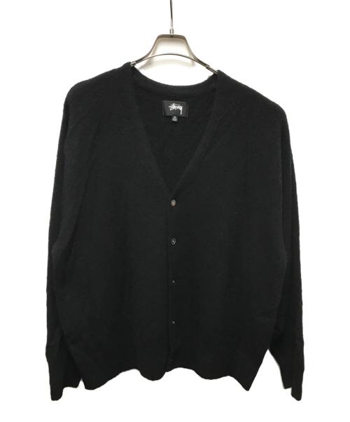 stussy（ステューシー）stussy (ステューシー) Brushed Cardigan ブラック サイズ:XLの古着・服飾アイテム