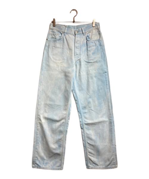 DRIES VAN NOTEN（ドリスヴァンノッテン）DRIES VAN NOTEN (ドリスヴァンノッテン) タイダイバギーデニムパンツ ブルー サイズ:30の古着・服飾アイテム
