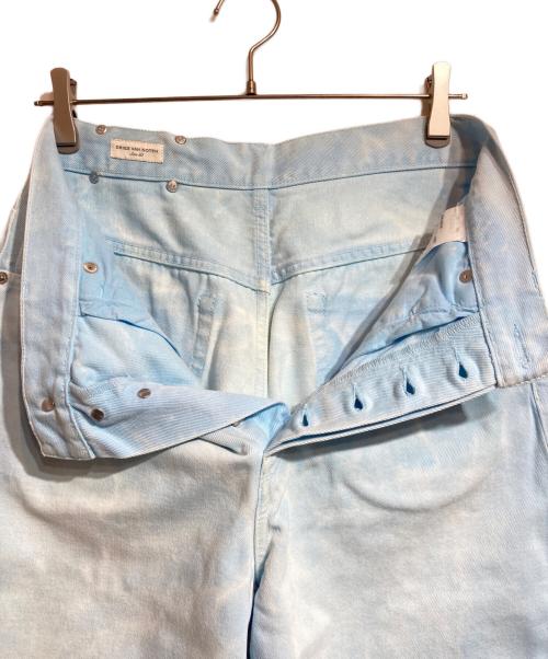 DRIES VAN NOTEN（ドリスヴァンノッテン）DRIES VAN NOTEN (ドリスヴァンノッテン) タイダイバギーデニムパンツ ブルー サイズ:30の古着・服飾アイテム