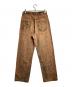 DRIES VAN NOTEN (ドリスヴァンノッテン) オーバーダイマーブルデニムパンツ ブラウン サイズ:30：35000円