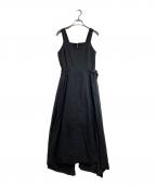 mixxdavidミックスデイビット）の古着「ロングジャンパースカート」｜ブラック