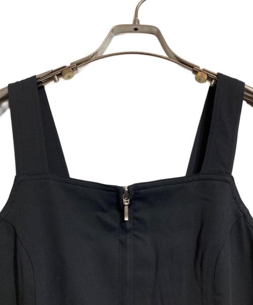 mixxdavid（ミックスデイビット）MIXXDAVID (ミックスデイビット) ロングジャンパースカート ブラック サイズ:Freeの古着・服飾アイテム