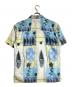 ANDERSSON BELL (アンダーソンベル) FISH FLOWER OPEN COLLAR SHIRT スカイブルー サイズ:L：7000円