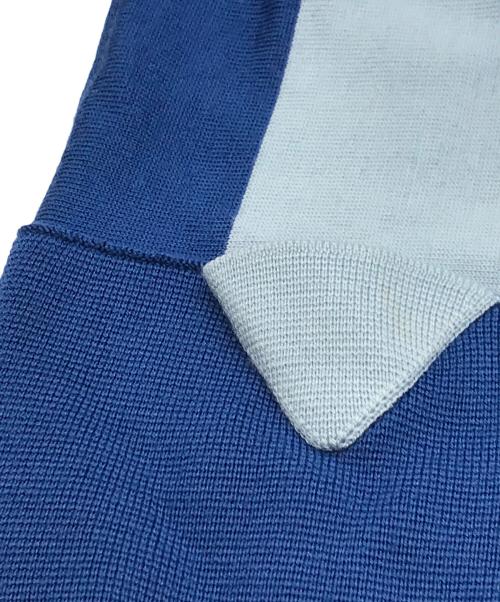 SUPREME（シュプリーム）SUPREME (シュプリーム) ArrowStriped poloSweater ブルー サイズ:Ｓの古着・服飾アイテム