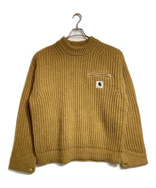 sacai（サカイ）sacai (サカイ) CarHartt (カーハート) Carhartt WIP Knit Pullover Detroit ベージュ サイズ:3の古着・服飾アイテム