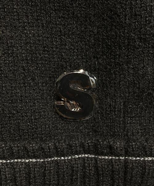 sacai（サカイ）sacai (サカイ) 再構築ニット ブラック サイズ:3の古着・服飾アイテム