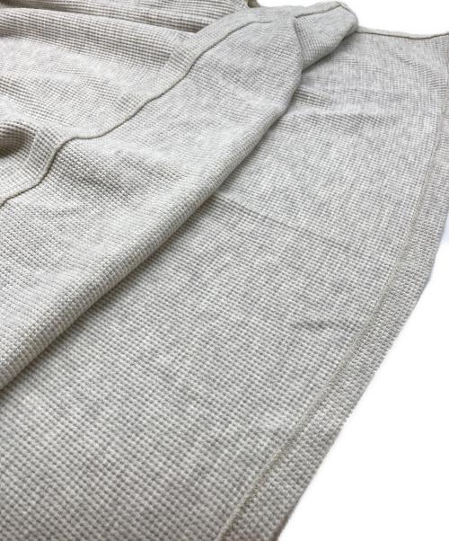 Yohji Yamamoto pour homme（ヨウジヤマモト プールオム）Yohji Yamamoto pour homme (ヨウジヤマモト プールオム) ドッキングヘンリーネックサーマルカットソー グレー サイズ:3の古着・服飾アイテム