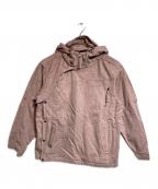 san san gearサンサンギア）の古着「COTTON WASHED HOODIE JACKET」｜ピンク