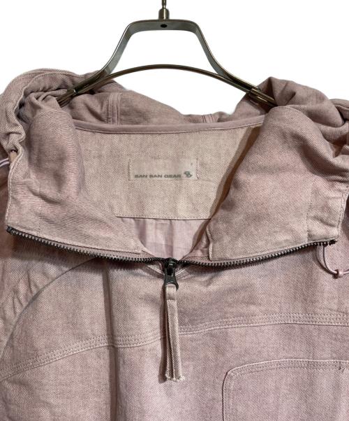 san san gear（サンサンギア）san san gear (サンサンギア) COTTON WASHED HOODIE JACKET ピンク サイズ:2の古着・服飾アイテム