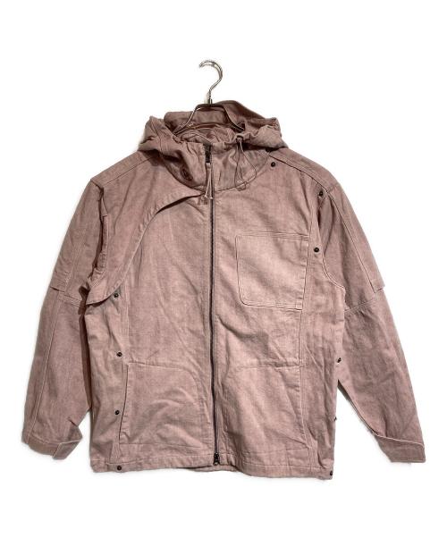 san san gear（サンサンギア）san san gear (サンサンギア) COTTON WASHED HOODIE JACKET ピンク サイズ:2の古着・服飾アイテム