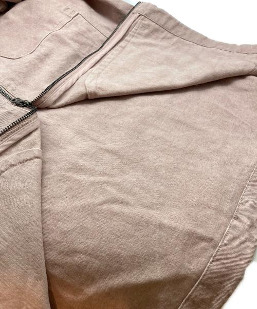 san san gear（サンサンギア）san san gear (サンサンギア) COTTON WASHED HOODIE JACKET ピンク サイズ:2の古着・服飾アイテム