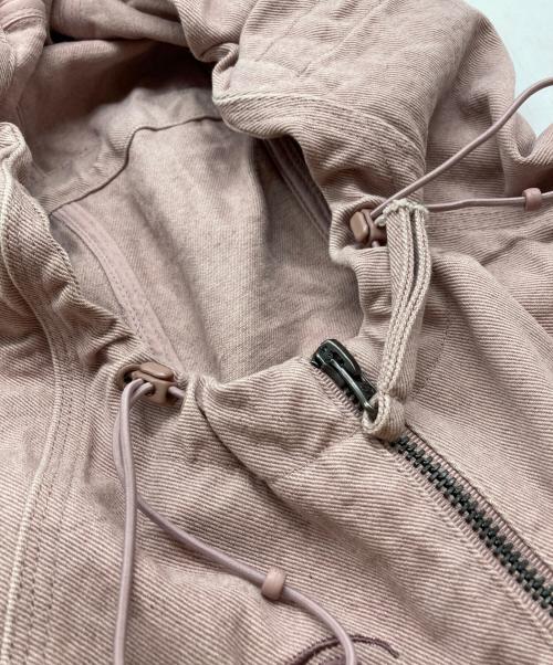 san san gear（サンサンギア）san san gear (サンサンギア) COTTON WASHED HOODIE JACKET ピンク サイズ:2の古着・服飾アイテム