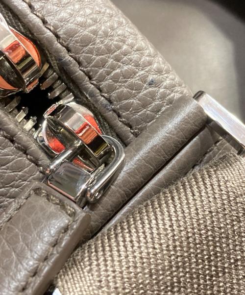 PRADA（プラダ）PRADA (プラダ) ヴィッテロダイノレザー ショルダーバッグ ブラウンの古着・服飾アイテム