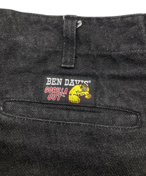 BEN DAVIS（ベンデイビス）BEN DAVIS (ベンデイビス) ゴリラカットバギーデニム ブラック サイズ:W30の古着・服飾アイテム