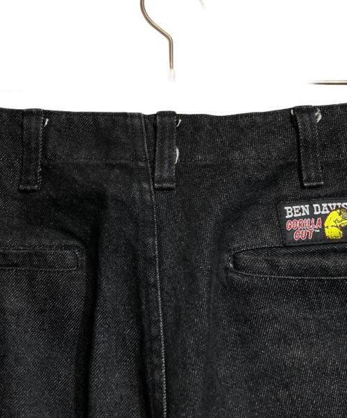 BEN DAVIS（ベンデイビス）BEN DAVIS (ベンデイビス) ゴリラカットバギーデニム ブラック サイズ:W30の古着・服飾アイテム