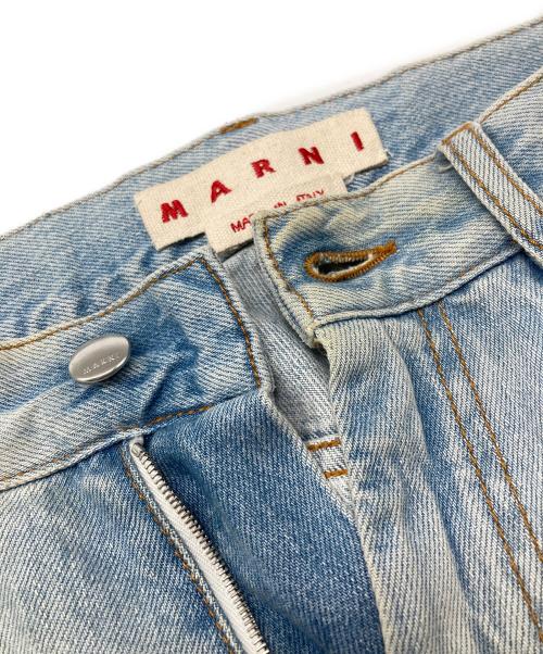 MARNI（マルニ）MARNI (マルニ) ユーズド加工デニムパンツ ブルー サイズ:29の古着・服飾アイテム
