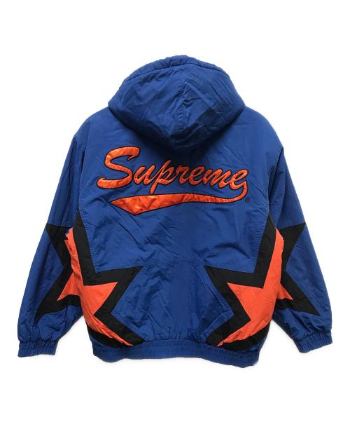 SUPREME（シュプリーム）SUPREME (シュプリーム) Stars Puffy Jacket ブルー サイズ:Mの古着・服飾アイテム