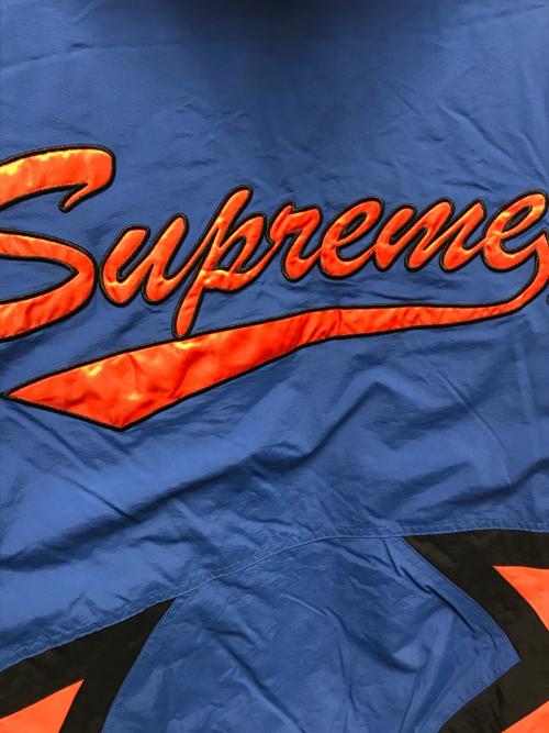 SUPREME（シュプリーム）SUPREME (シュプリーム) Stars Puffy Jacket ブルー サイズ:Mの古着・服飾アイテム