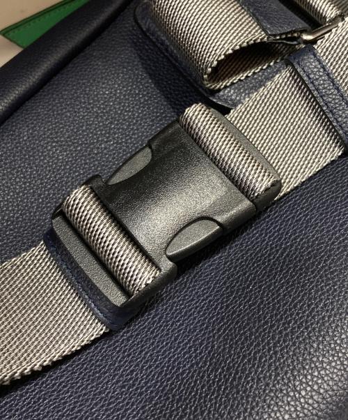 LOEWE（ロエベ）LOEWE (ロエベ) PUZZLEボディバッグ ネイビー×グリーンの古着・服飾アイテム