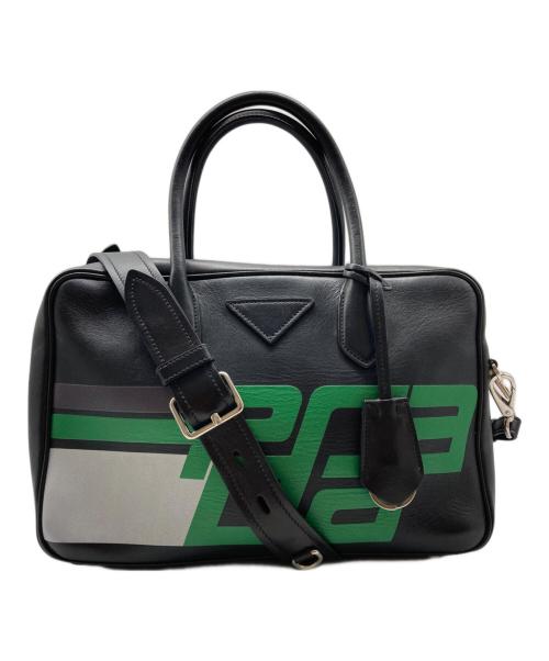 PRADA（プラダ）PRADA (プラダ) ミニボストンバッグ ブラックの古着・服飾アイテム