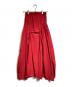 UN3D.（アンスリード）の古着「サイドギャザーボリュームスカート」｜レッド
