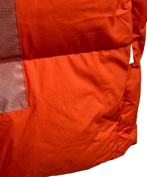 STONE ISLAND（ストーンアイランド）STONE ISLAND (ストーンアイランド) MARINA ワックスコーティングコットンポプリンダウンベスト オレンジ サイズ:Lの古着・服飾アイテム