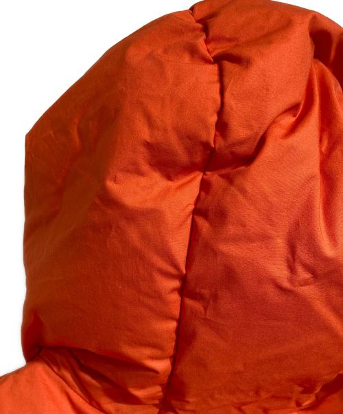 STONE ISLAND（ストーンアイランド）STONE ISLAND (ストーンアイランド) MARINA ワックスコーティングコットンポプリンダウンベスト オレンジ サイズ:Lの古着・服飾アイテム