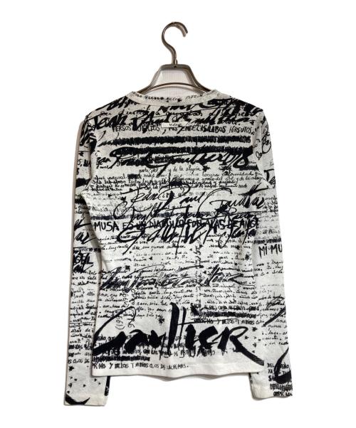 Jean Paul Gaultier FEMME（ジャンポールゴルチエ フェム）Jean Paul GAULTIER FEMME (ジャンポールゴルチェフェム) 総柄パワーネットカットソー ホワイト サイズ:40の古着・服飾アイテム